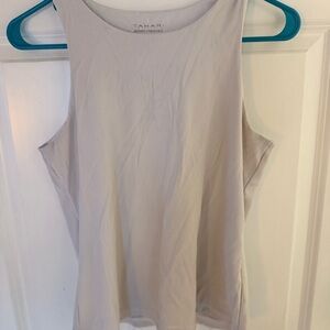 Tahari Women's Elegant Cream Tank Top